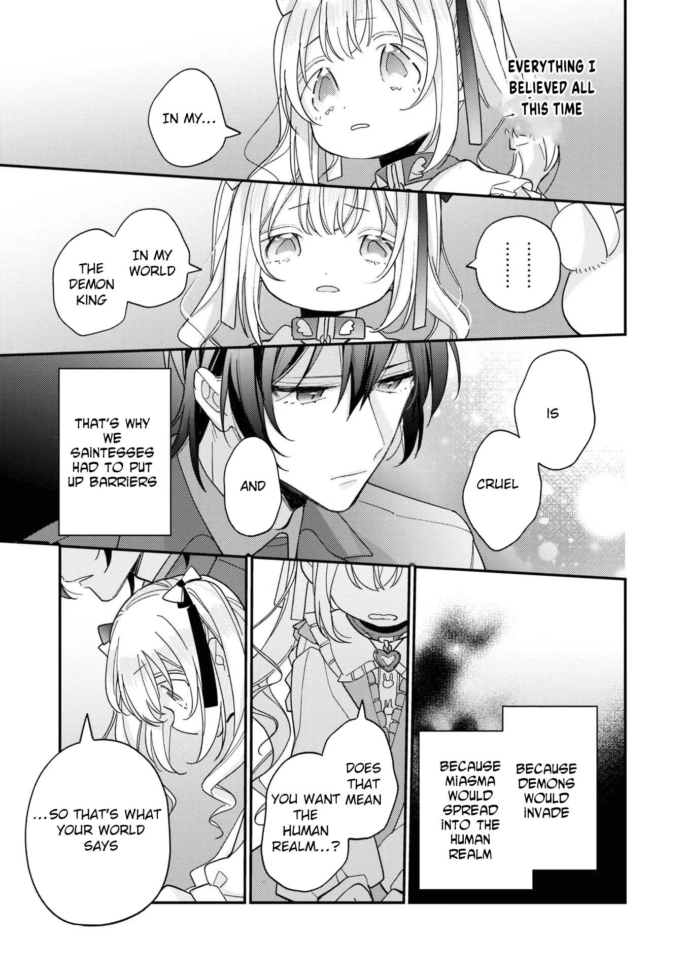 Seijo wo Kubi ni nattara, Naze ka Youjoka shite Maou no Pet ni narimashita. Chapter 7 - page 29